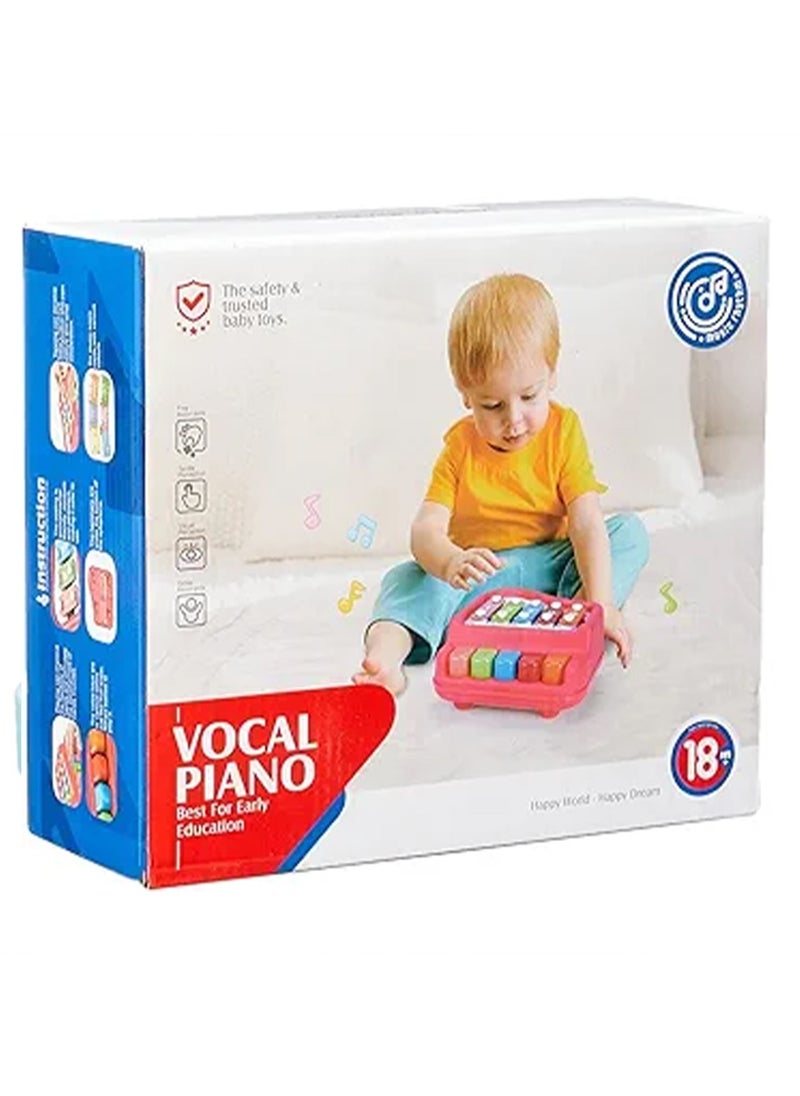A fun and educational musical toy for babies and kids, in the shape of a piano, designed specifically for children aged 18 months and above, to enhance their skills and develop their mental abilities early, suitable for boys and girls.  - Image 2