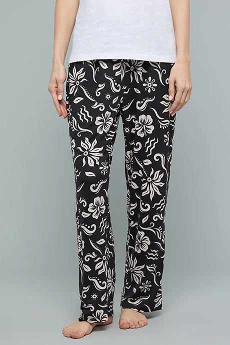 أر أند بي Patterned Lounge Pants with Drawstring Waist