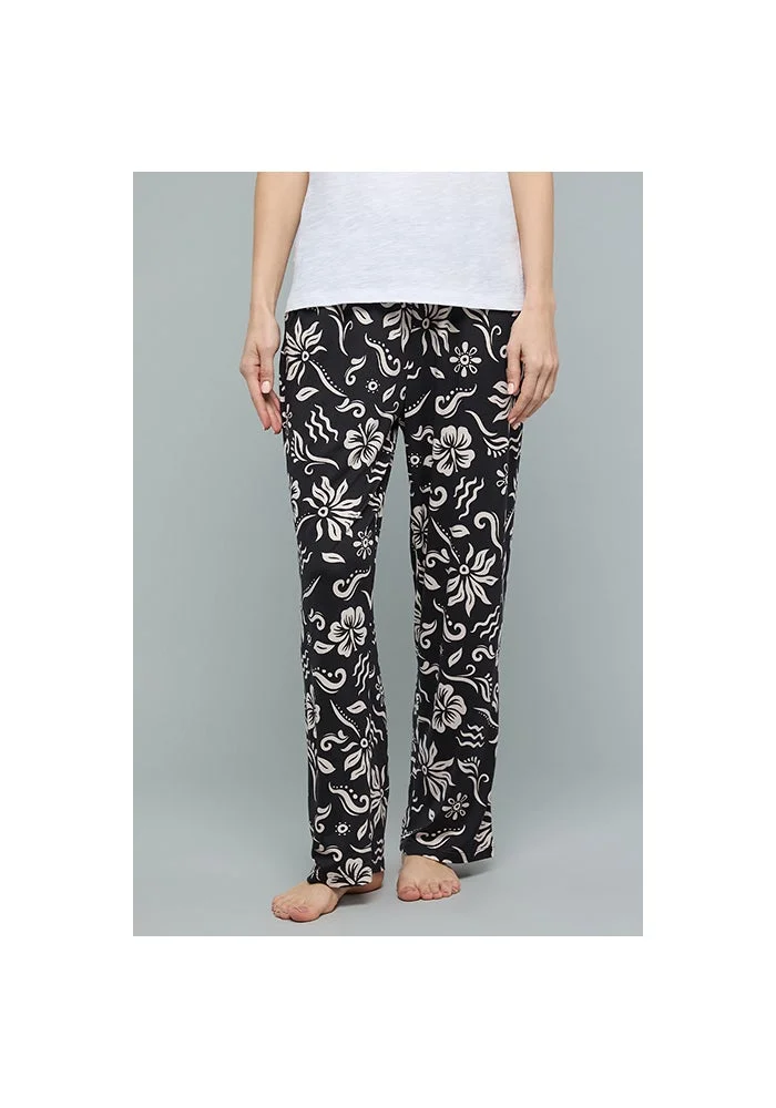 أر أند بي Patterned Lounge Pants with Drawstring Waist
