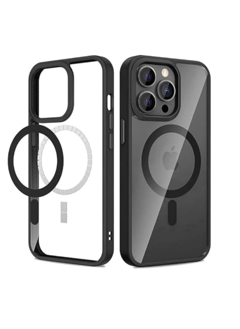 DIGI CORE - 3 Pack Full Coverage iPhone 14 Pro Magsafe Case With Camera Lens For iPhone 14 Pro Screen Protector 6.1 Inch Easy Installation Kit Auto Alignment 9H Hard 99.99% HD Clear Bubble Free - Image 1