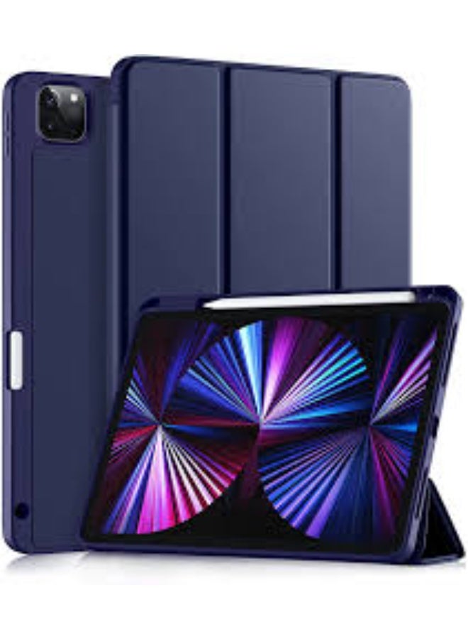 Case Compatible with iPad Pro 11 Case 2021/2020 with Pencil Holder, for iPad Pro 11 Inch Case 3rd/2nd Generation, Trifold Stand Protective Case with Soft TPU Back - Image 1