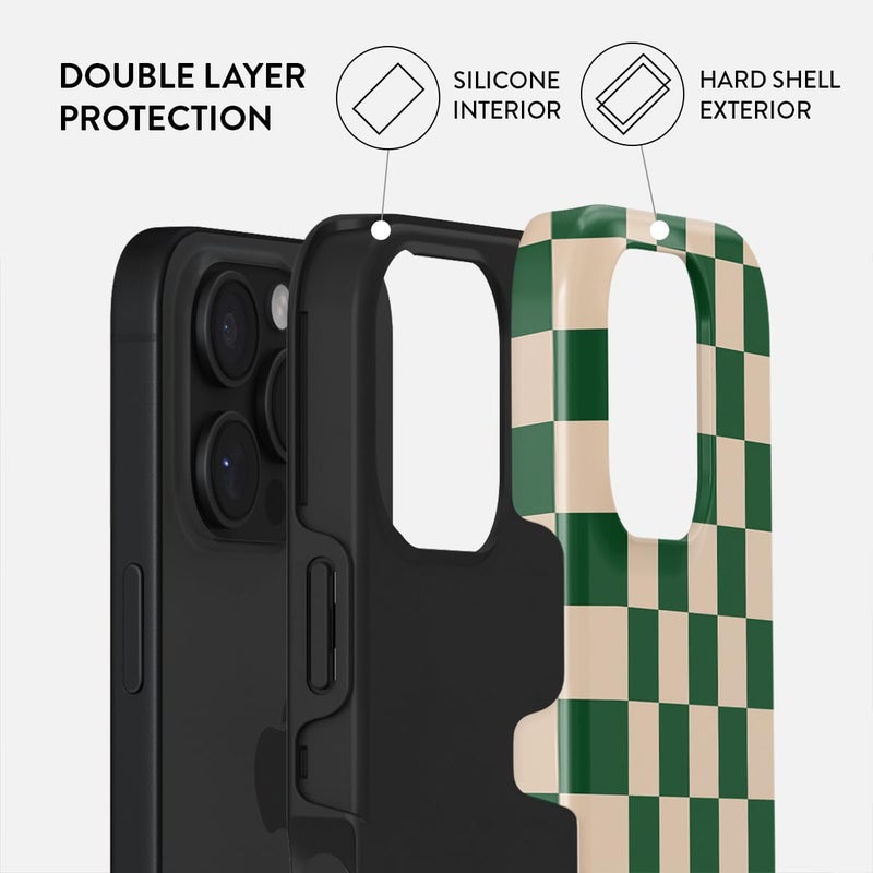 BURGA Phone Case for iPhone 16 Pro - Cute, Trendy, Aesthetic, Designer Pattern, 16pro Phone Cover, Hard Shell Protection - fits Apple iPhone 16 Pro Case for Women and Men - Image 2
