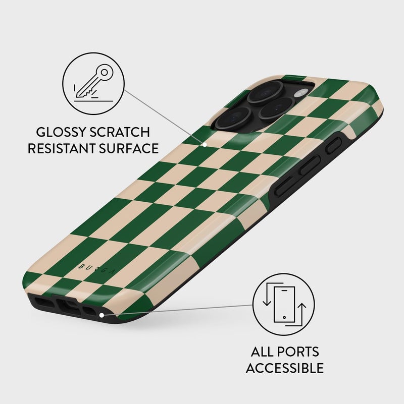 BURGA Phone Case for iPhone 16 Pro - Cute, Trendy, Aesthetic, Designer Pattern, 16pro Phone Cover, Hard Shell Protection - fits Apple iPhone 16 Pro Case for Women and Men - Image 3