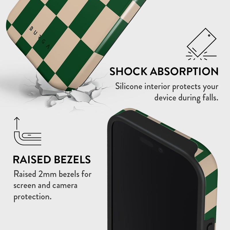 BURGA Phone Case for iPhone 16 Pro - Cute, Trendy, Aesthetic, Designer Pattern, 16pro Phone Cover, Hard Shell Protection - fits Apple iPhone 16 Pro Case for Women and Men - Image 4
