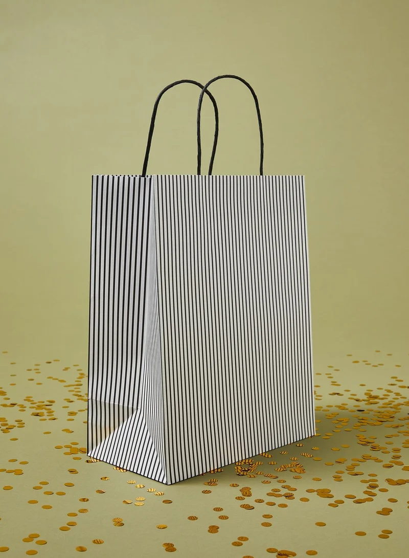 Typo Parker Stripe Medium Gift Bag