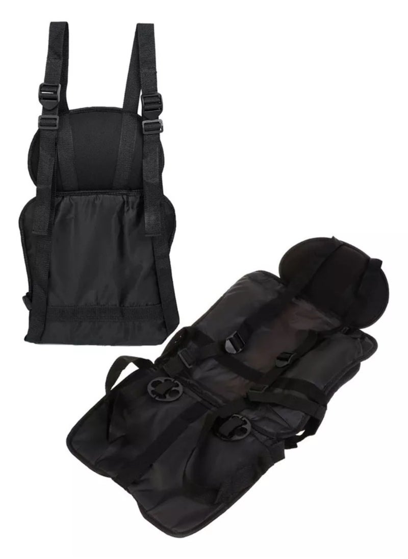 Gonice Baby Safety Seat Car Portable Child Chair Color Gray with black  - Image 4