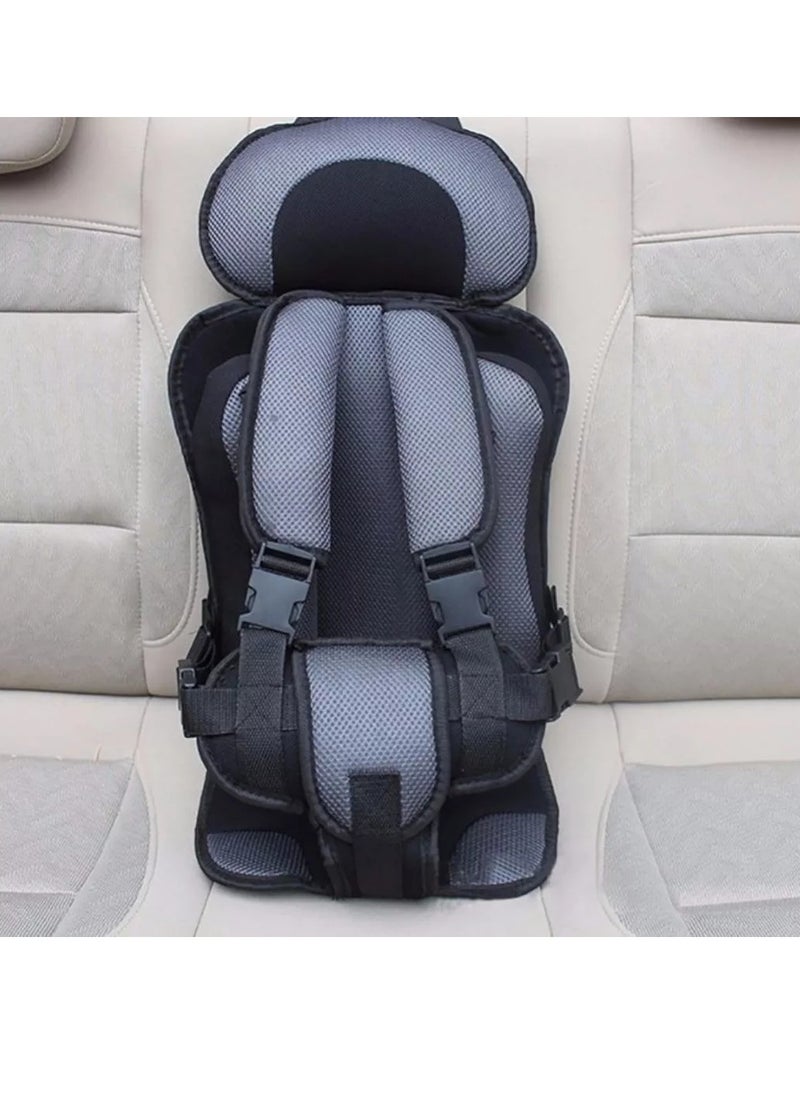 Gonice Baby Safety Seat Car Portable Child Chair Color Gray with black  - Image 2