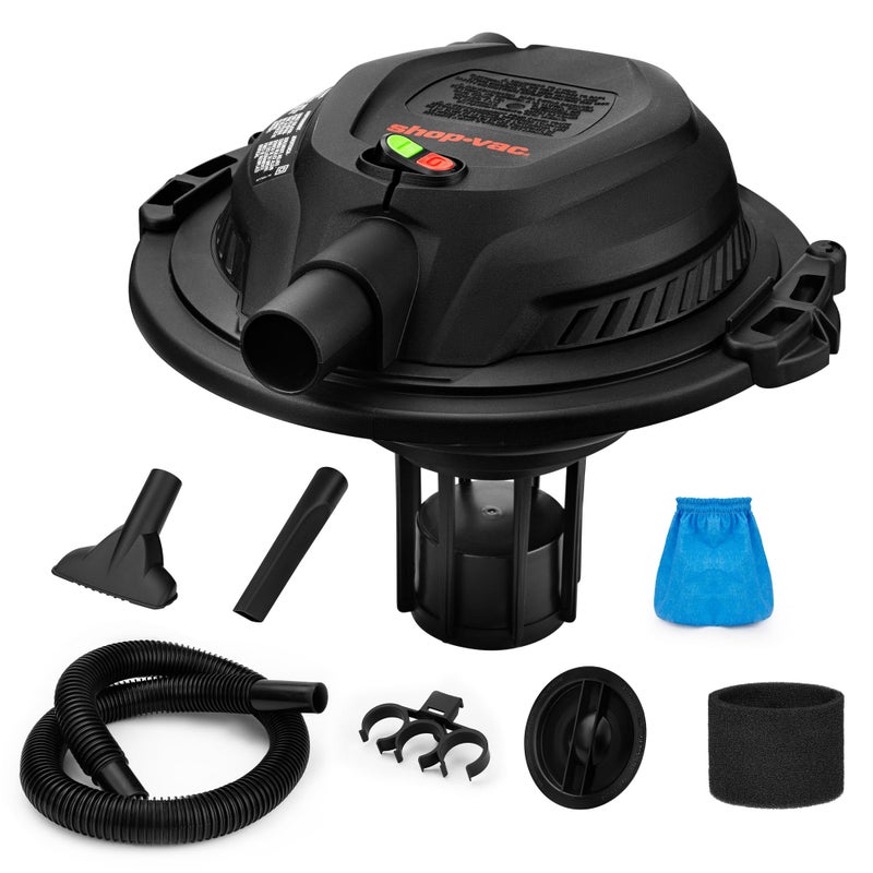 SHOPVAC Shop-Vac 2.5 Peak HP Wet/Dry Vac Bucket Head, Fits 5 Gallon Bucket (Sold Separately), Portable Shop Vacuum, 1.25 Inch Diameter x 4 Foot Hose, 6 Foot Cord, Ideal for Jobsite, Garage, Workshop & Home - Image 1