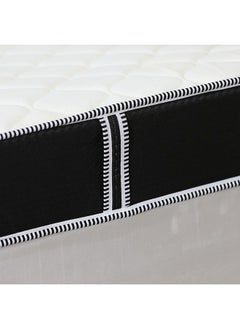 DANUBE HOME Isleep Bonnel Spring Mattress With 2 Pillow Free Medium Firm Feel Spine Balance For Pressure Relief L200xW180 cm Thickness 21 cm Cream Black  - Image 3