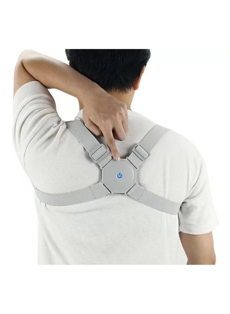 DubaiGallery Smart Posture Corrector for Adults and Kids, Sensor Posture Corrector, Intelligent Posture Reminder, Vibrate to Improve Posture, Slouch Humpback Brace for Women and Men, Comfortable Breathable - Image 3
