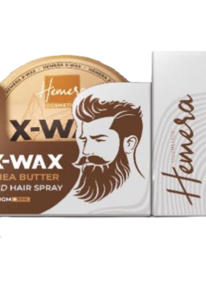 hemera x-wax shea butter 200 g and hair spray 30 ml