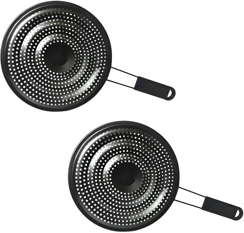 Heat Diffuser-a base for heat distribution, prevents hot points and burning them on gas and electricity stoves, ideal for thin foods, an essential kitchen tool for home cooks (2pcs round shape) - Image 1