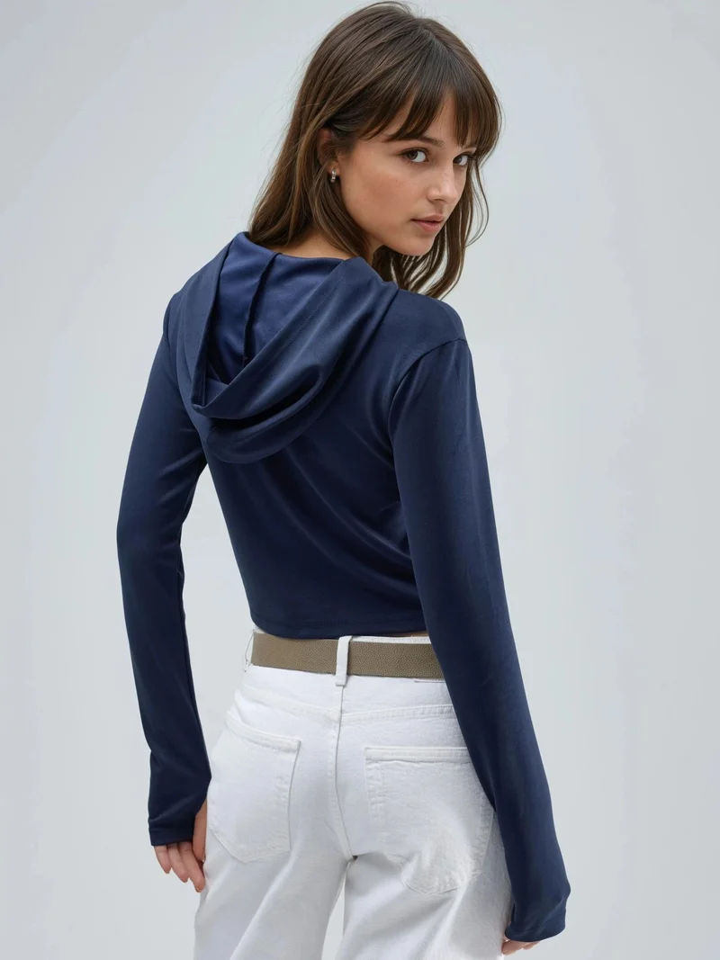 Busem BUSEM Hooded Zip-Up Regular Fit Jacket