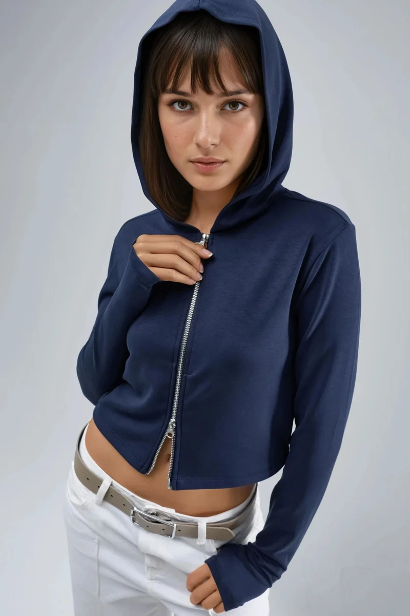 BUSEM Hooded Zip-Up Regular Fit Jacket