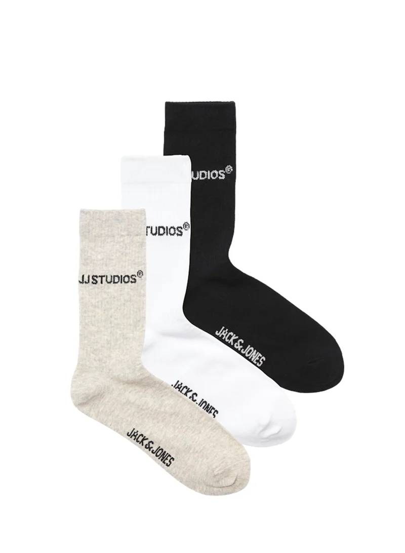 Jack & Jones Junior Kids  3 Pack Jacsoho Tennis Socks