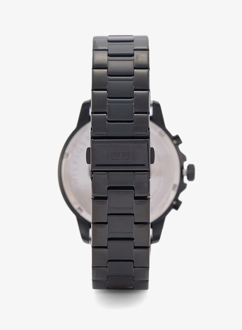 Tommy Hilfiger  Mens Analog Multifunction Quartz Watch With Black Stainless Steel Bracelet - 1710478 for Men | Best Price UAE