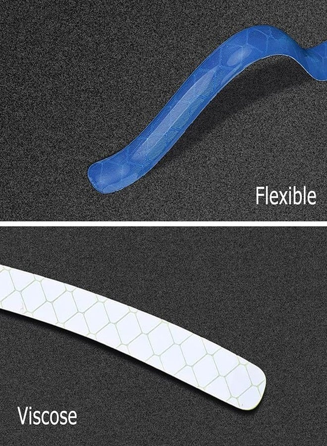 Allure Auto® (Blue) (20PCS) Night Reflective Car Bike Bicycle Safety Warning Stripe Decals Stickers Decoration Universal Compatible with AAui A3 Cabriolet - Image 5