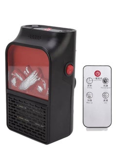 NAFO Mini Flame Heater, Portable Energy Saving Fireplace Heater Quiet Fast Heating Frosted Shell Flame Retardant for Home (UK Plug 220V)  - Image 1