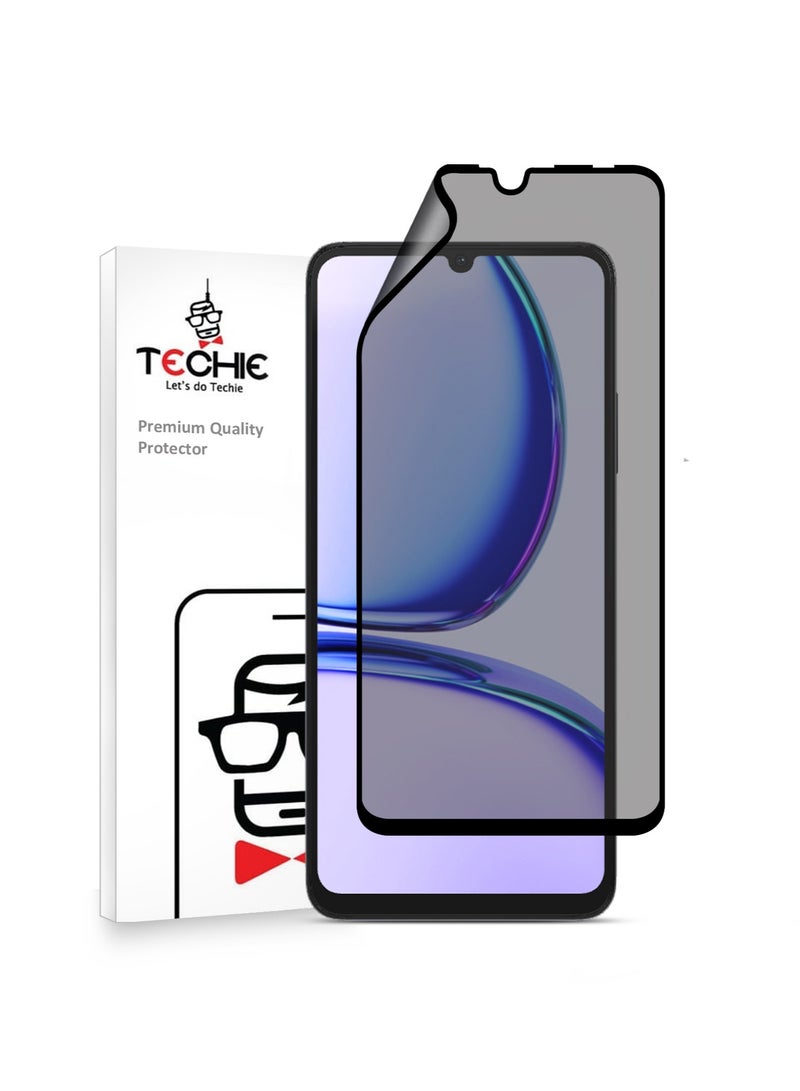 Techie واقي شاشة Techie Full Cover مضاد للانفجار مصنوع من السيراميك غير اللامع للخصوصية لهاتف Realme C53 - Image 1