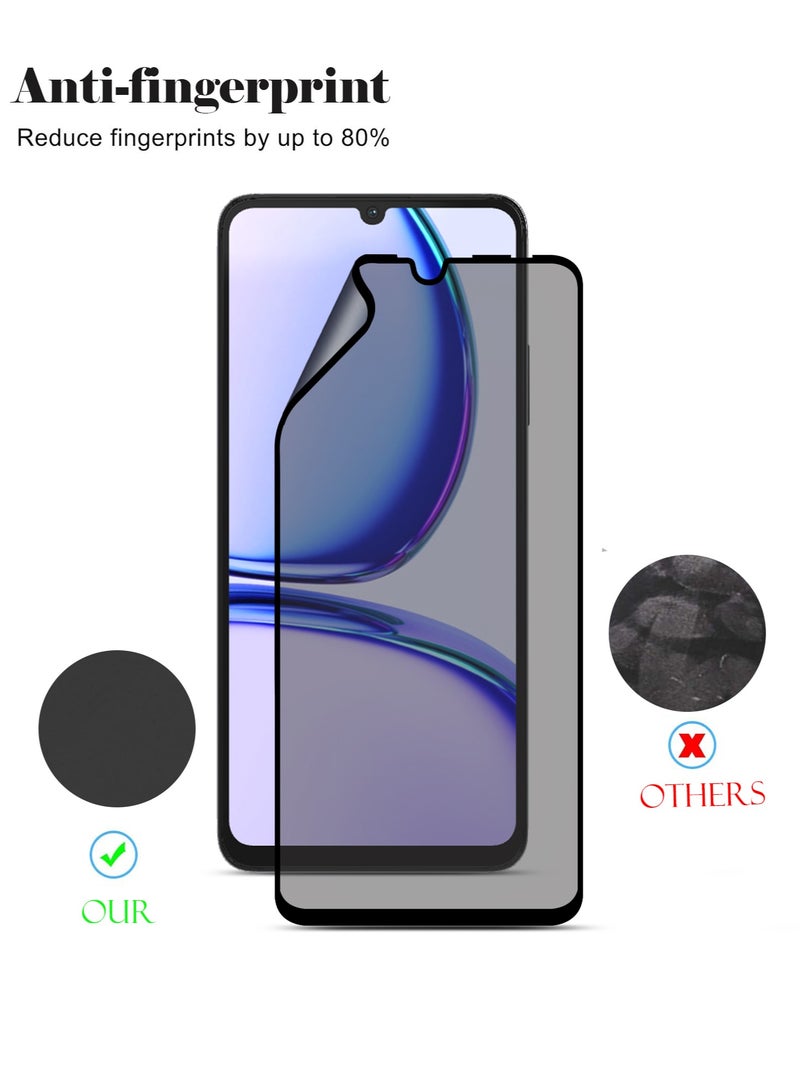 Techie واقي شاشة Techie Full Cover مضاد للانفجار مصنوع من السيراميك غير اللامع للخصوصية لهاتف Realme C53 - Image 3