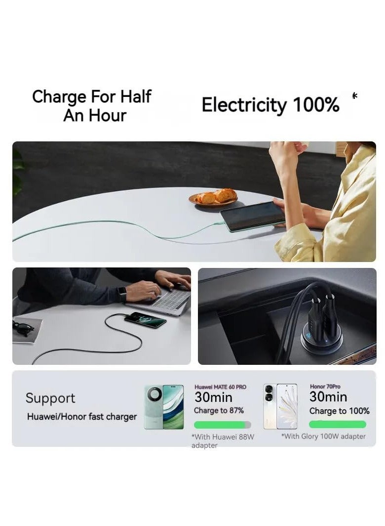 Anker Cable USB-A to USB-C Cable 6A (1.0m), High Durability Type C Braided Charging Cable A8001 - - Image 2