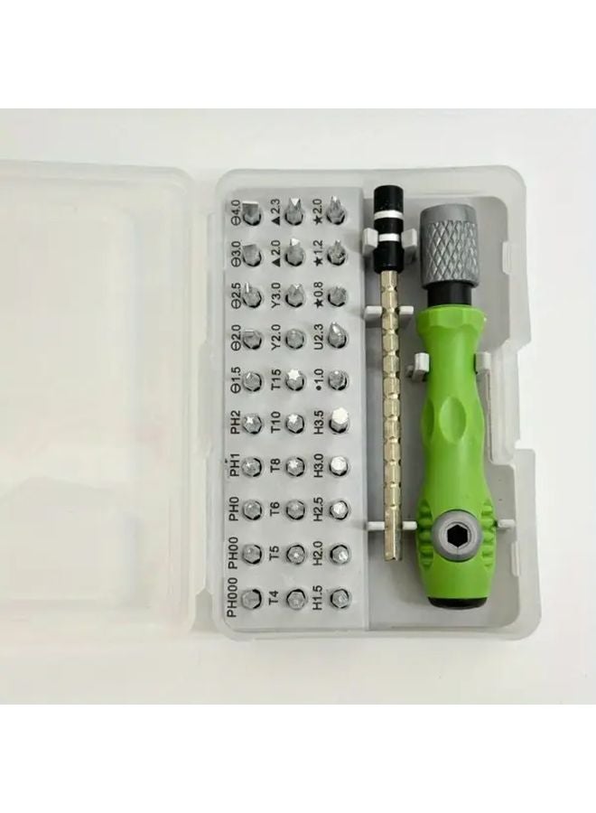 32 في 1 مجموعة مفكات متعددة الوظائف مصنوعة من فاناديوم الكروم الفولاذي بتصميم مريح غير قابل للانزلاق - Image 1