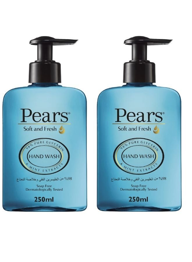 صابون يدين ناعم ومنعش مع جليسرين نقي ومستخلص نعناع