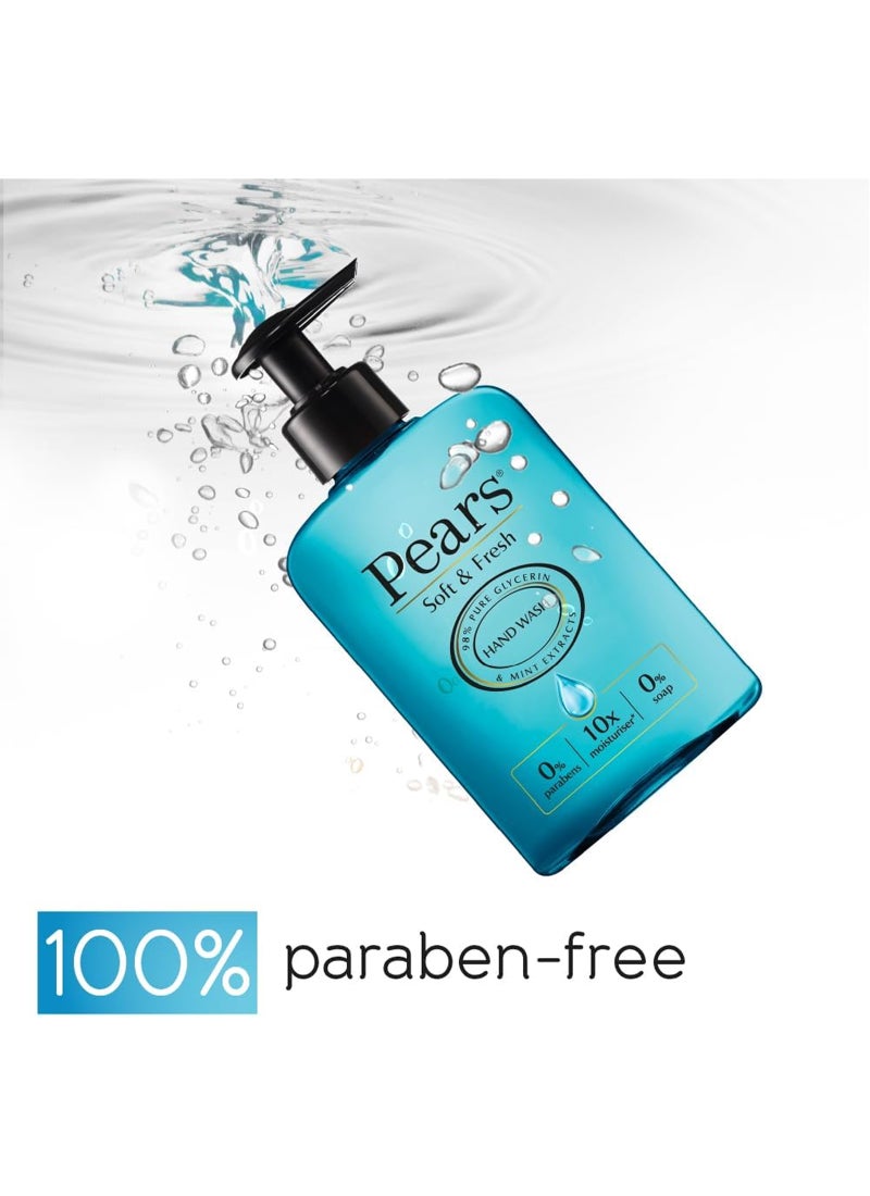 Pears Soft And Fresh Handwash With Pure Glycerin & Mint Extract - Image 3