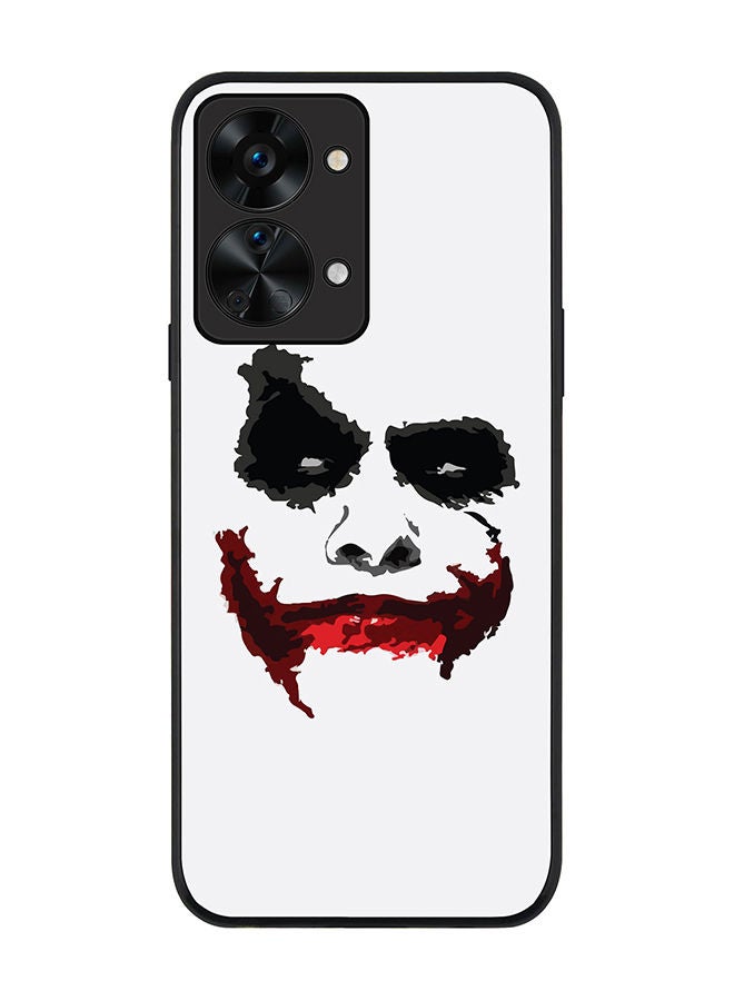 Stylizedd حافظة سوداء متينة لهاتف OnePlus Nord 2T - غطاء رقيق مرن بحواف مطاطية مضادة للسقوط - ابتسامة الجوكر - Image 1
