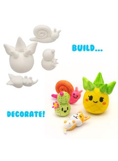 Scentco Air Dough White Air Dry Ultra Light Nontoxic Modeling Clay In A Resealable Bag Including Tutorial Videos (Educational Create & Decorate Diy Kids Gifts Arts & Crafts For Boys & Girls)  - Image 5