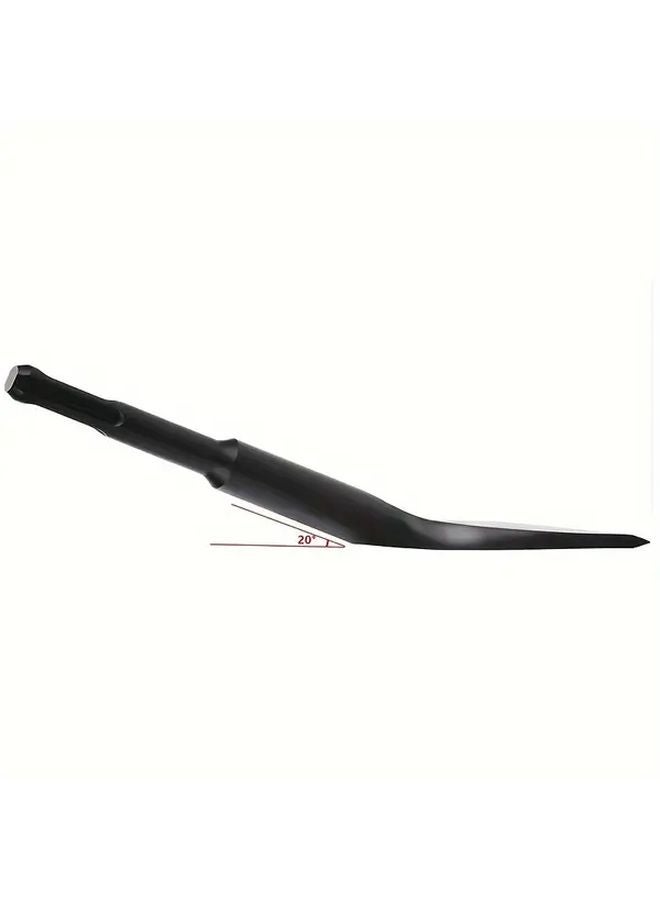 Black 75x165mm SDS Plus Carbide Tile Chisel For Precision Grout Removal - Image 4