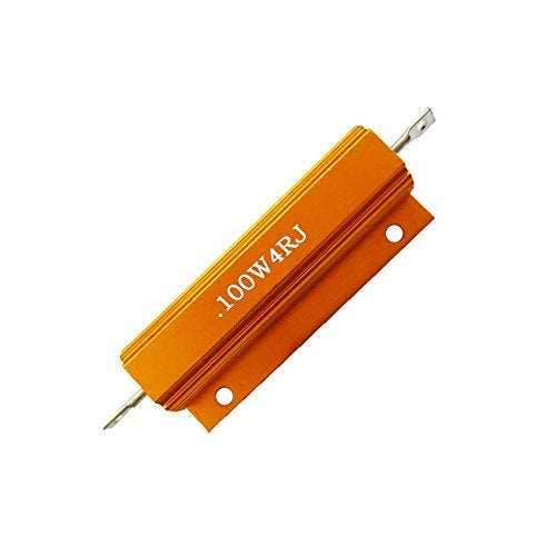 Comidox Set of 5 100W Watt Shell Power Aluminum Housed Case Wirewound Resistor 4R Ohm - Image 2