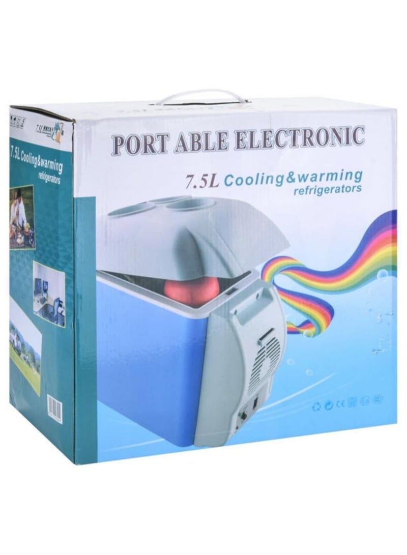 TIGER ثلاجة سيارة 12 فولت، ثلاجة صغيرة متعددة الوظائف للسيارة للتخييم والسفر والرحلات، صندوق تبريد محمول خفيف الوزن وصامت، ثلاجة سيارة بحزام قابل للتعديل - Image 5