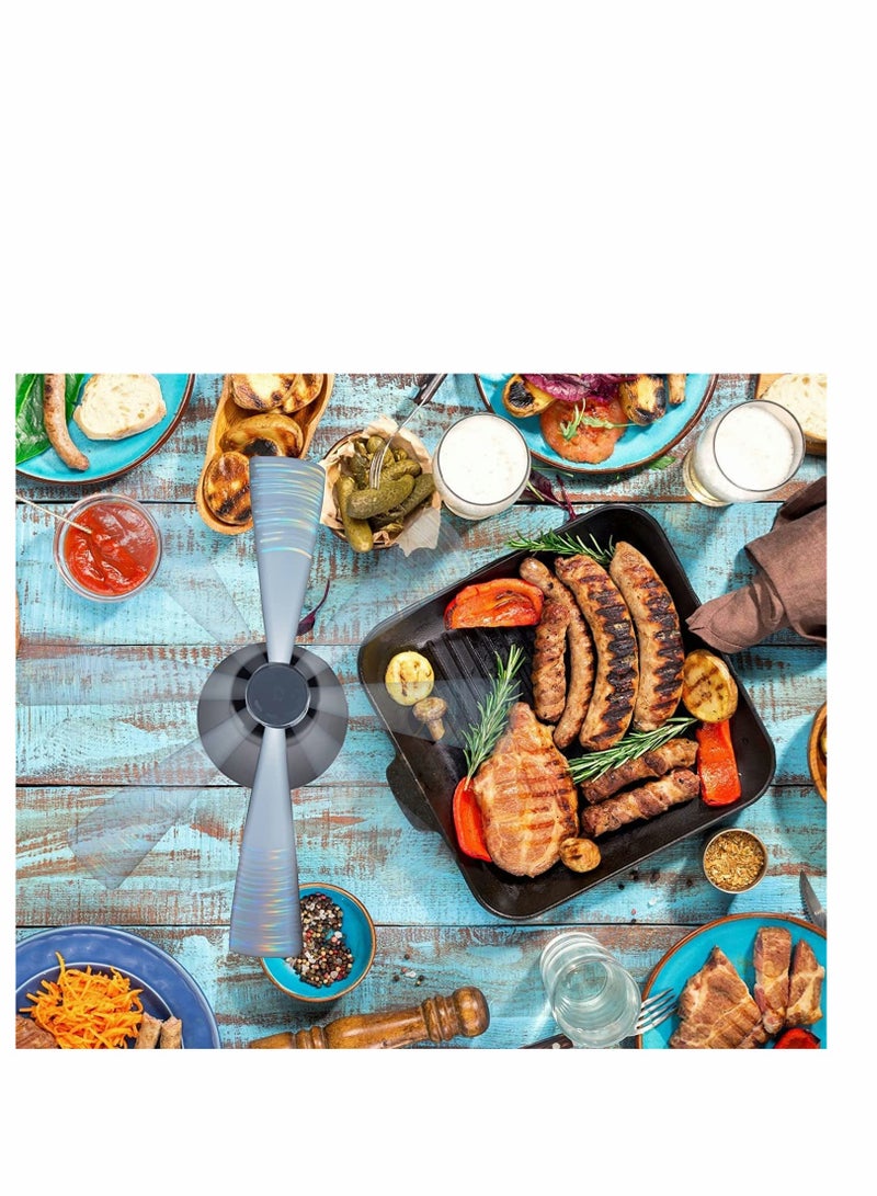 Excefore Fly Repellent Fan, Fly Insect Mosquito Repellent Automatic Fans, Eco-Friendly Portable Table Tabletop Fan Keep Flies Away from Food for Outdoor Indoor Picnic Restaurant Party  - Image 3