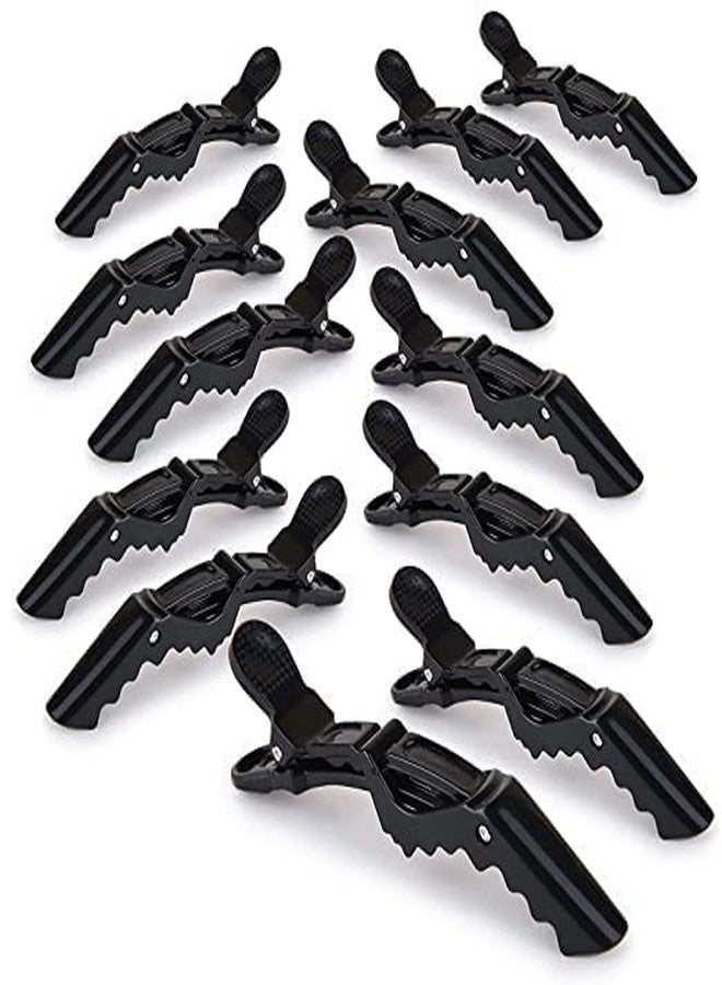 SNNP Crocodile Hair Clip For Women And Girl and Salon Use, For Hair Stylish, Plastic Hair Clip Pack of 6 (multicolour) - Image 2