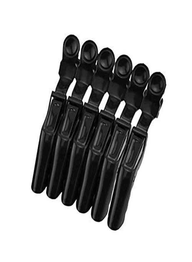 SNNP Crocodile Hair Clip For Women And Girl and Salon Use, For Hair Stylish, Plastic Hair Clip Pack of 6 (multicolour) - Image 1