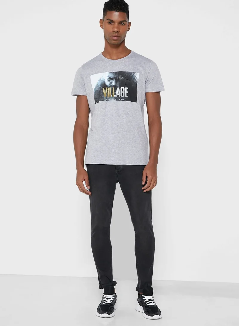 DIFUZED Resident Evil Village Crew Neck T-Shirt