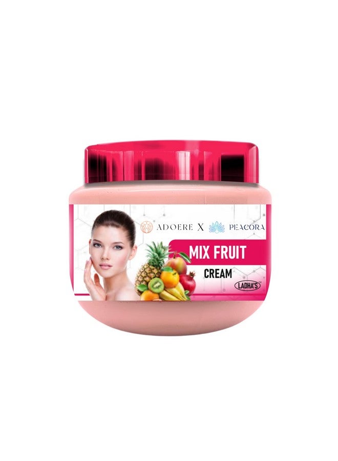 ADOERE كريم وجه أدوير للترطيب لتغذية وشد البشرة، معزز بحمض الهيالورونيك، كريم مضاد للتجاعيد للرجال والنساء (360 مل، مزيج فواكه) - Image 1