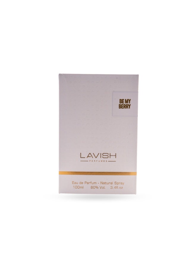 Lavish Perfumes Be My Berry Eau de Parfum 100ml for Women – Jasmine, Rose & Amber Fragrance - Image 2