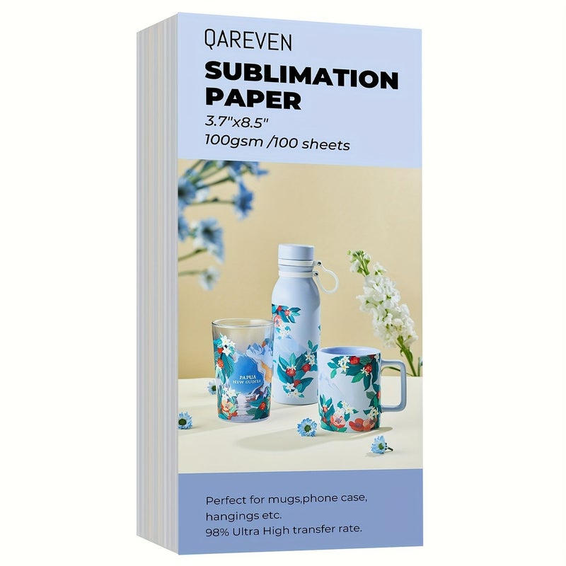 Sublimation Paper 3.7x8.5 Inch 100 Sheets for Inkjet Printer 12 Oz Mugs Unique Gift - Image 5
