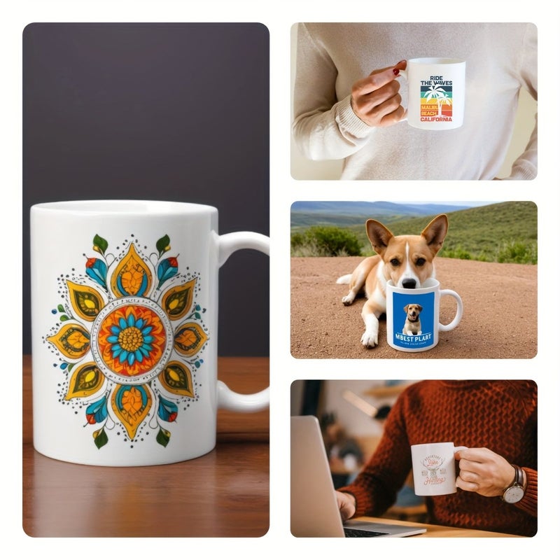 Sublimation Paper 3.7x8.5 Inch 100 Sheets for Inkjet Printer 12 Oz Mugs Unique Gift - Image 2