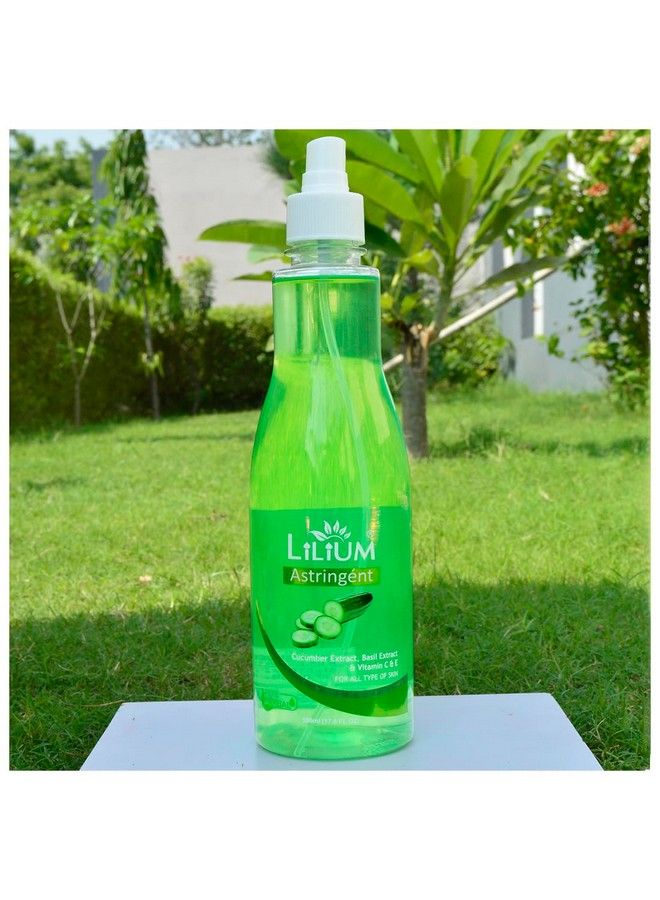 LILIUM Herbal Cucumber Skin Toner 500Ml - Image 3