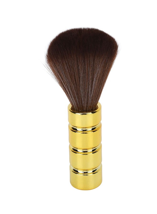 YOSOO Hairdressing Brush, Soft Hairdressing Neck Brush Neck Brushes Barber Duster Neck Brush Peluqueria to Remove Hair Debris Barber Brush(Gold) - Image 1