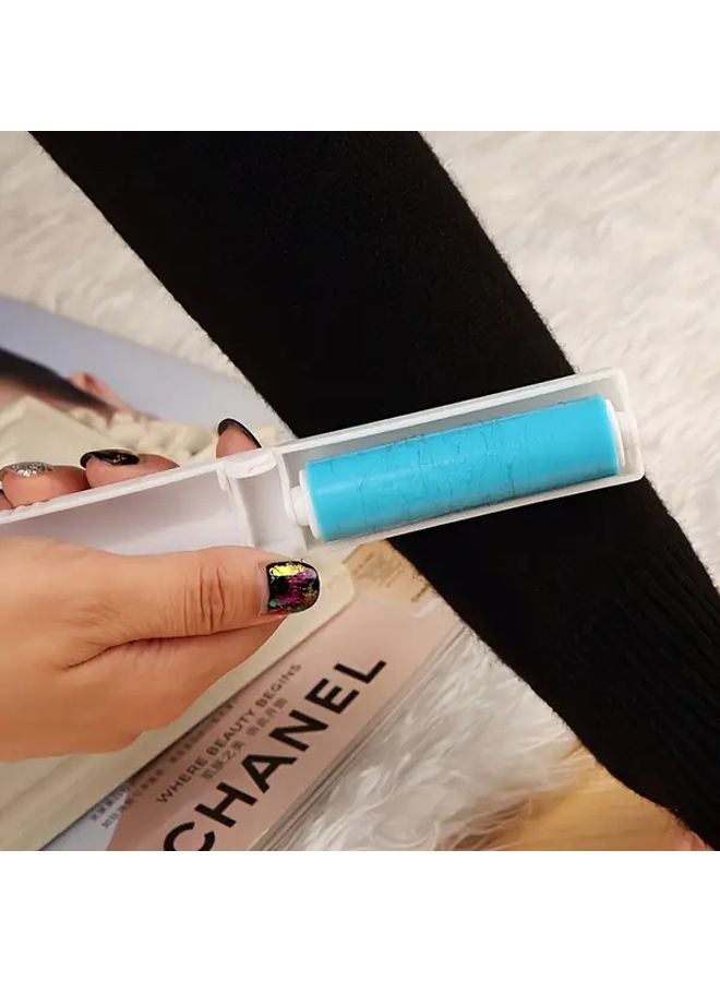 Foldable Washable Sticky Hair Remover Roller 5pcs Set Portable Lint Pet Hair Remover Random Color - Image 2