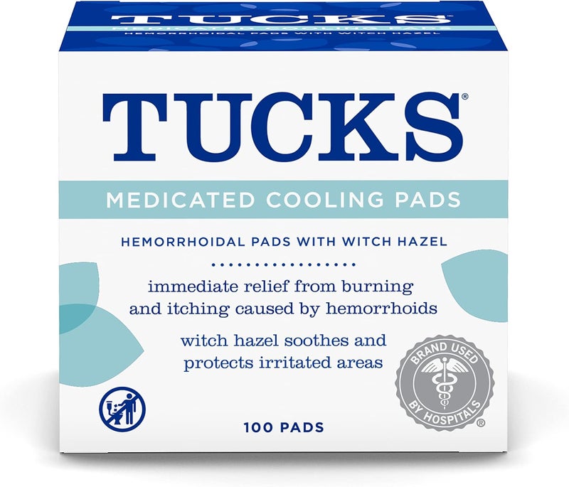 Tucks, Medicated Cooling Pads, 100 Pads - Image 1