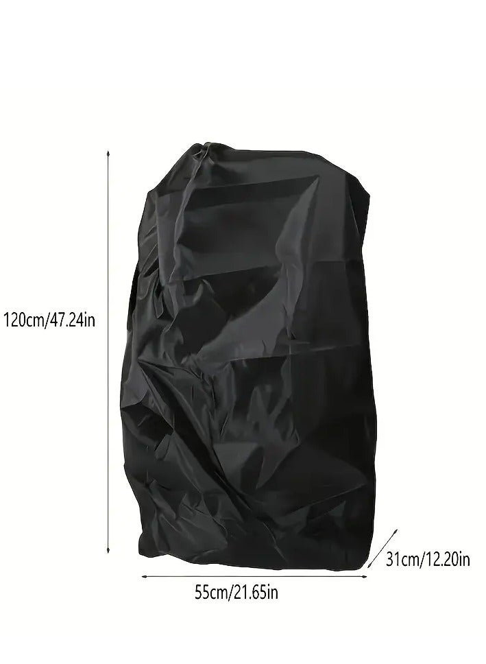 حماية مضادة للماء لأكياس نقل عربة الأطفال وعربات الأطفال وحقائب السفر وأكياس التخزين غطاء (أسود) - Image 2