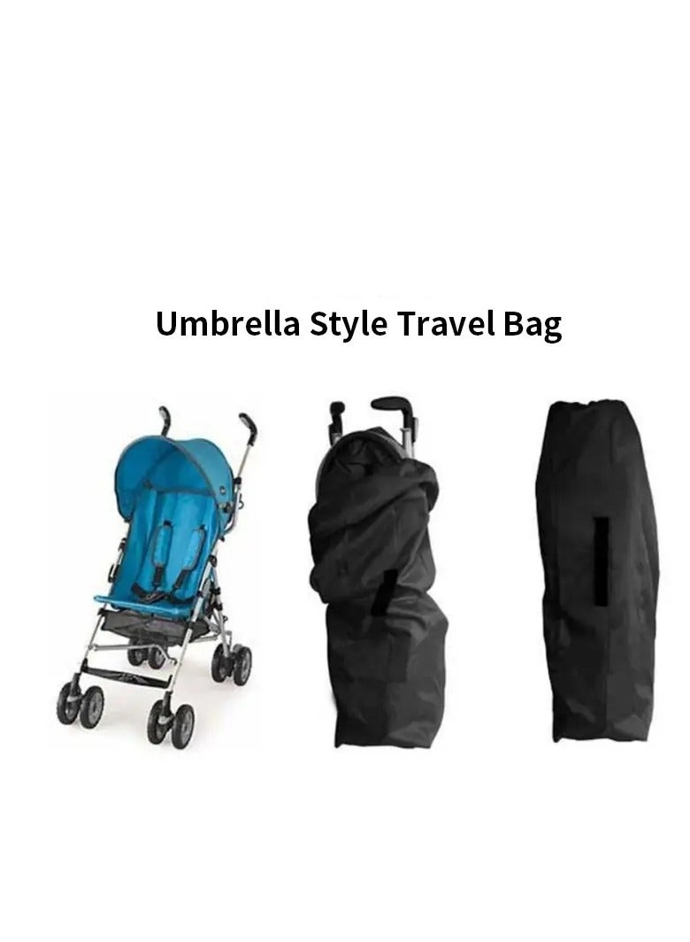 حماية مضادة للماء لأكياس نقل عربة الأطفال وعربات الأطفال وحقائب السفر وأكياس التخزين غطاء (أسود) - Image 5