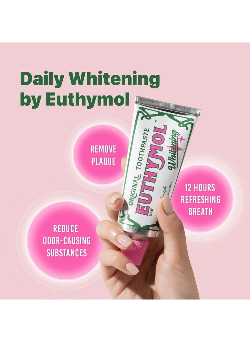 Euthymol Original Toothpaste Whitening 75ml + Toothbrush - Image 4