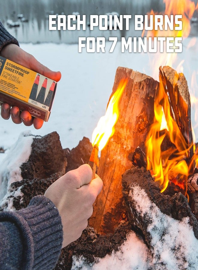 UCO Stormproof Sweetfire Strikeable Firestarters PK20 - Image 3