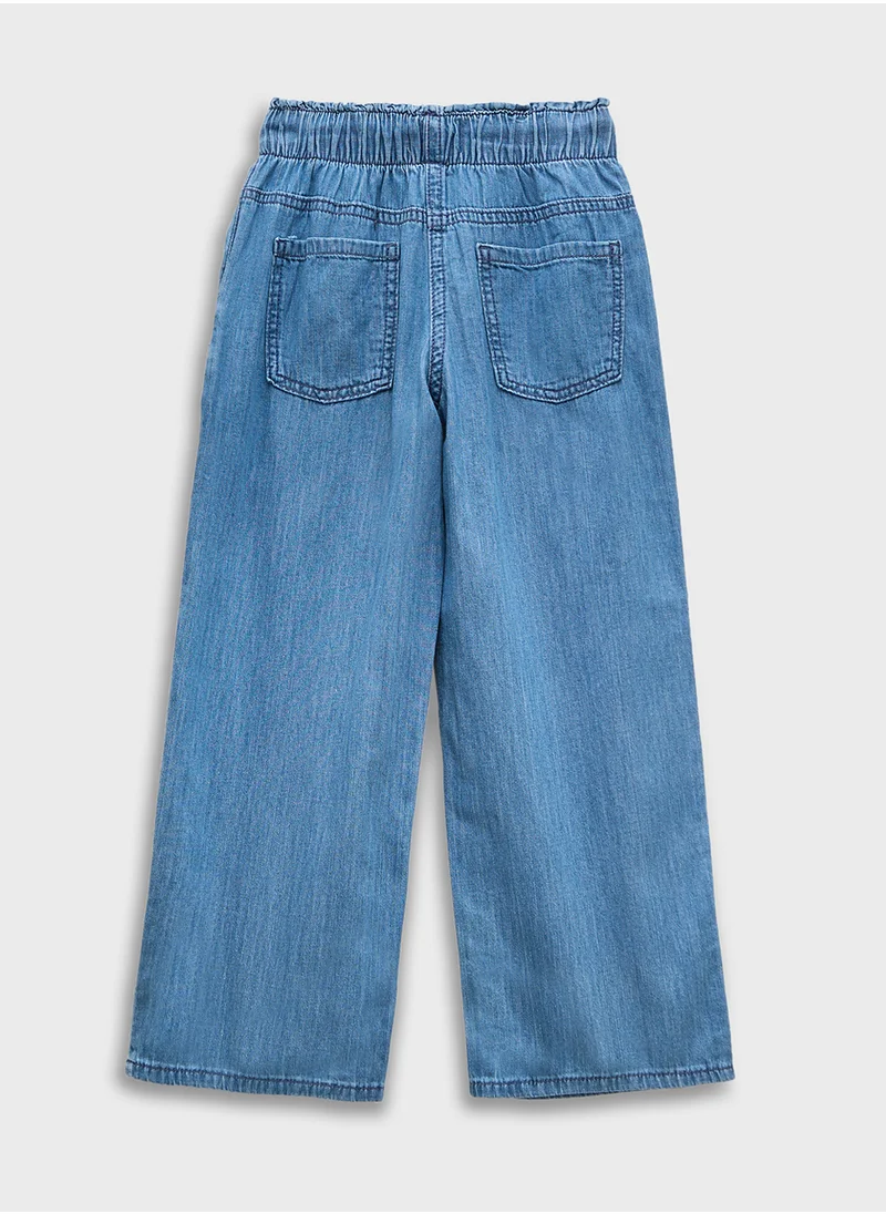 ريبلز مع نمشي Girls Relaxed Fit Pants